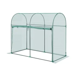 VEVOR Crop Cage, 5.9 x 2.98 x 4.9 ft Plant Protection Tent with Zippered Door, Wind-Resistant Tall Crop Cage, Easy to Install, Outdoor Raised Bed Cover with Frame, Plant Netting for Garden Patio Lawn