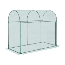 VEVOR Crop Cage, 5.9 x 2.98 x 4.9 ft Plant Protection Tent with Zippered Door, Wind-Resistant Tall Crop Cage, Easy to Install, Outdoor Raised Bed Cover with Frame, Plant Netting for Garden Patio Lawn