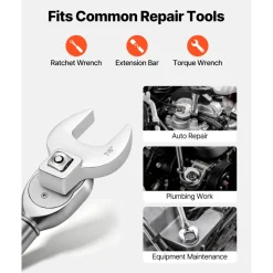 VEVOR Crowfoot Wrench Set, 3/8