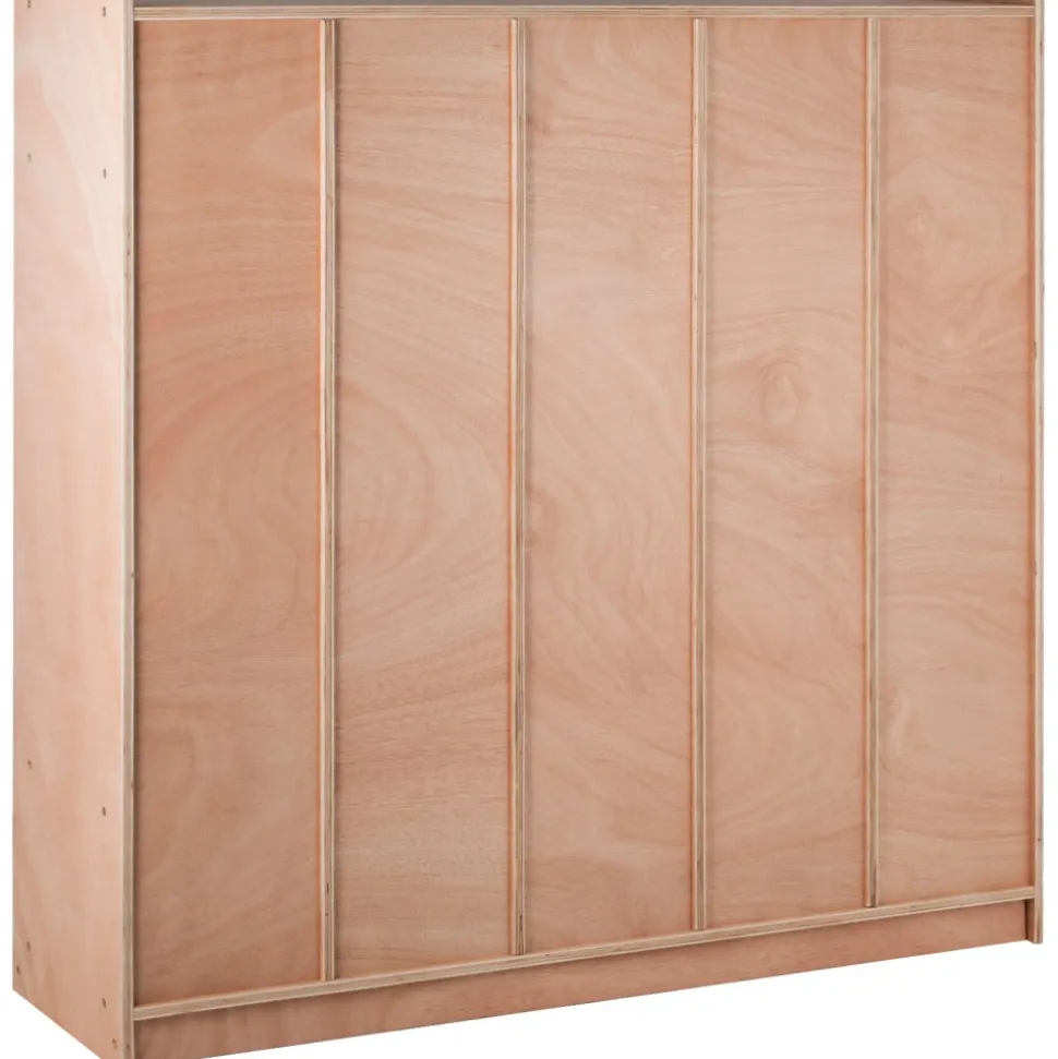 VEVOR Cubby Mobile Tray Storage Cabinet, 8-Compartment Cubby Storage Shelf, Cubby Storage Cabinet 3-shelf, Classroom Cubbies, Classroom Furniture for Home, Daycare and Preschool, Natural