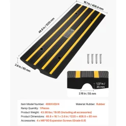 VEVOR Curb Ramp, 2.6