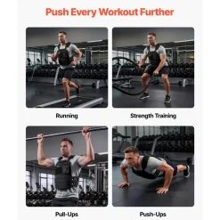 VEVOR Curved Weight Vest Plates, 14.5 LB Pairs, Premium Steel Tactical Weighted Plates for Vest, Ergonomic Design, for Strength Endurance Training, Running, Jogging, Fitness, Heavy Workouts