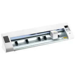 VEVOR Cutting Machine, Automatic Edge Detection Vinyl Cutter Machine with Two Types of Blades, Design Software and Materials, Compatible with Multiple File Formats, for Creating Customized DIY Crafts