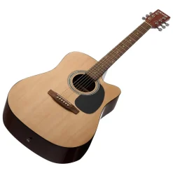 VEVOR Cutway Acoustic Guitar, 41 in, 6-String, Natural Solid Spruce Top Guitar, Beginner Bundle with Gig Bag, Tuner, Strap, Steel Strings, Picks, Capo, Rosewood Fingerboard, for Fingerstyle Solo Jazz