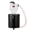 VEVOR Cyclone Dust Separator with Metal Tank, 4" Retrofit Cyclone Separator for Dust Collectors, ABS Dust Deputy With 2" Hole O.D. Connector & Hose for Wet/Dry Shop Vacuums, Fits 13.21 Gallon Tank