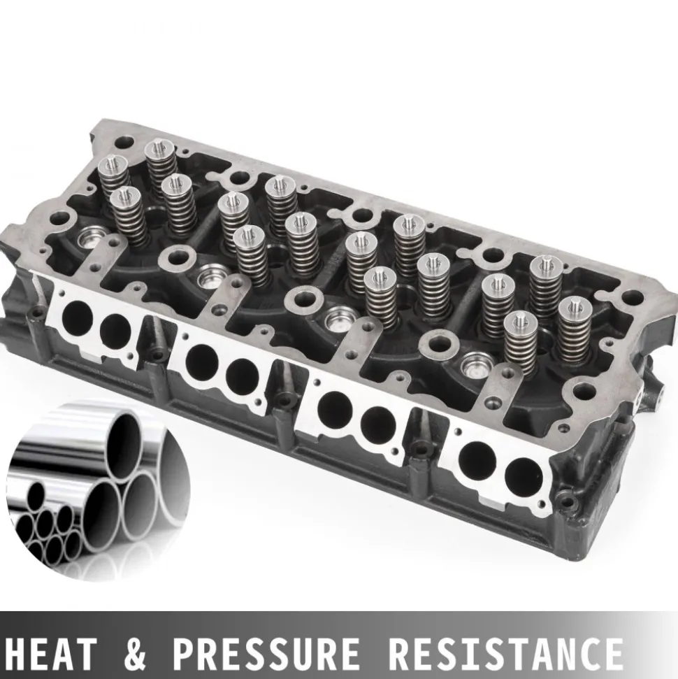 VEVOR Cylinder Head Assembled, Engine Cylinder Head Assembly Replacement 6.4L, Cast Iron Cylinder Head Fit for 08-10 Ford F250 F350 F450 F550