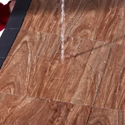 VEVOR Dance Floor Tiles, 12.4 x 12.4 in 52 Piece Interlocking Dance Flooring, Portable Dance Practice Floor with Cushioned Base (Oak Wood Grain, 52 sq. ft/Box )