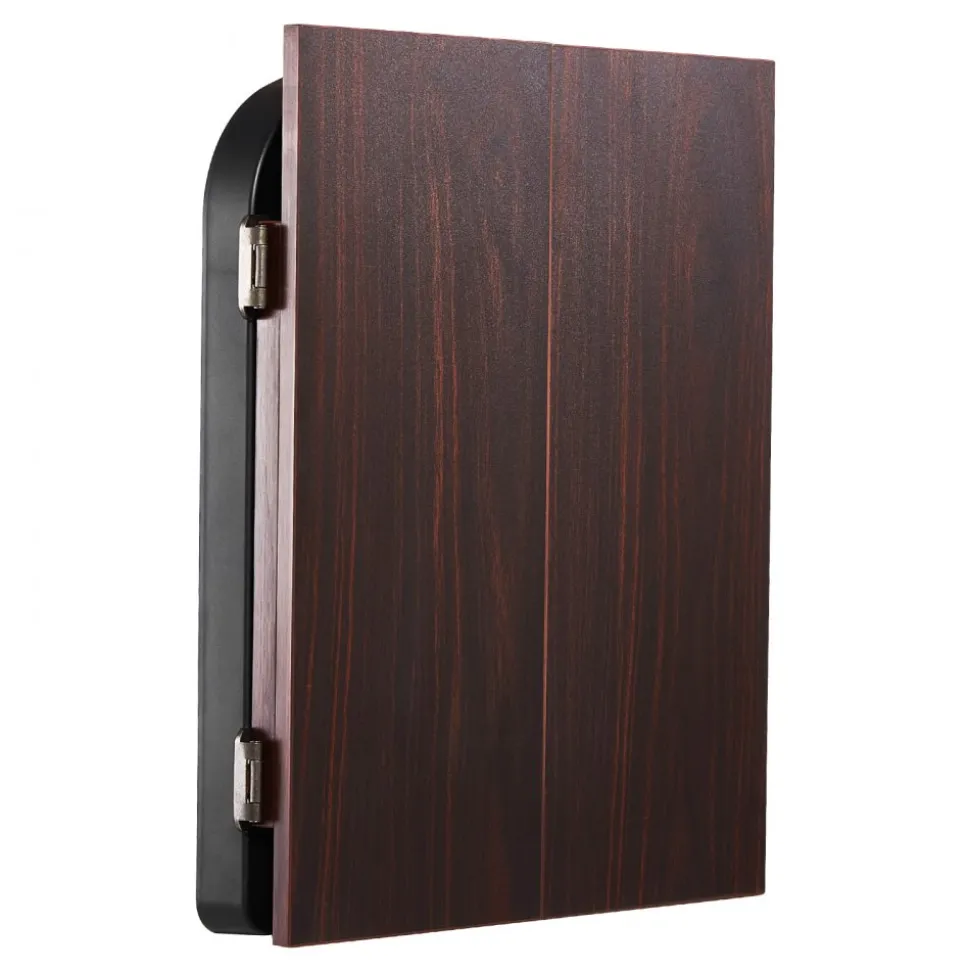 VEVOR Dartboard and Cabinet Set, Ready-to-Play Bundle Dartboard Cabinet Set, Hideaway Cabinet Features Electronic Scoring, Easy Assembly, Complete with All Accessories, Perfect for Cricket Games
