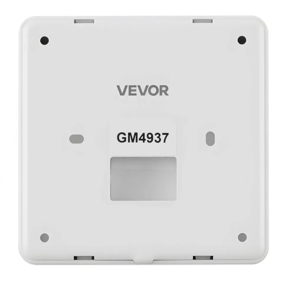 VEVOR 7-Day Programmable Thermostat, Home Thermostats for Heat Pump,Air Conditioner,Underfloor Heating, LED Screen with Backlight & 1Cool+1Heat,Energy-Efficient,Wide Temp Range,White