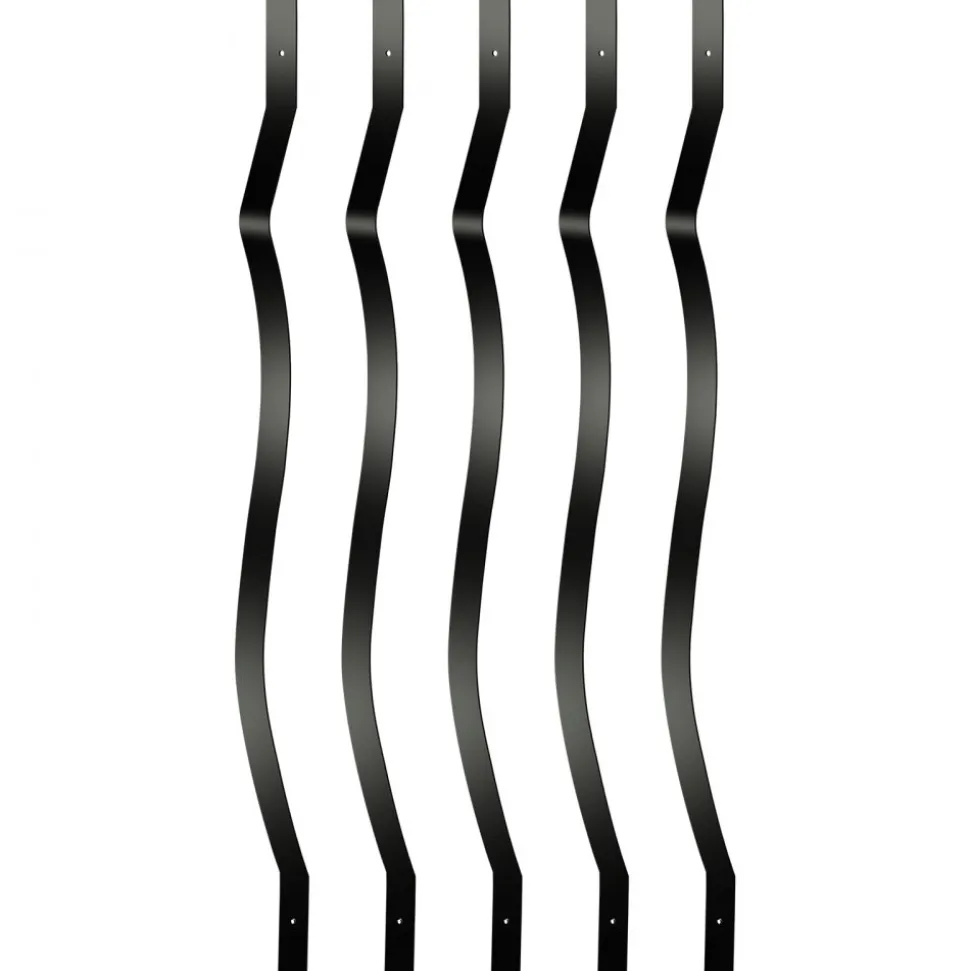 VEVOR Deck Balusters, 61 Pack Metal Deck Spindles, 29.5"x1" Staircase Baluster with Screws, Aluminum Alloy Deck Railing for Wood and Composite Deck, Stylish Baluster for Outdoor Stair Deck Porch