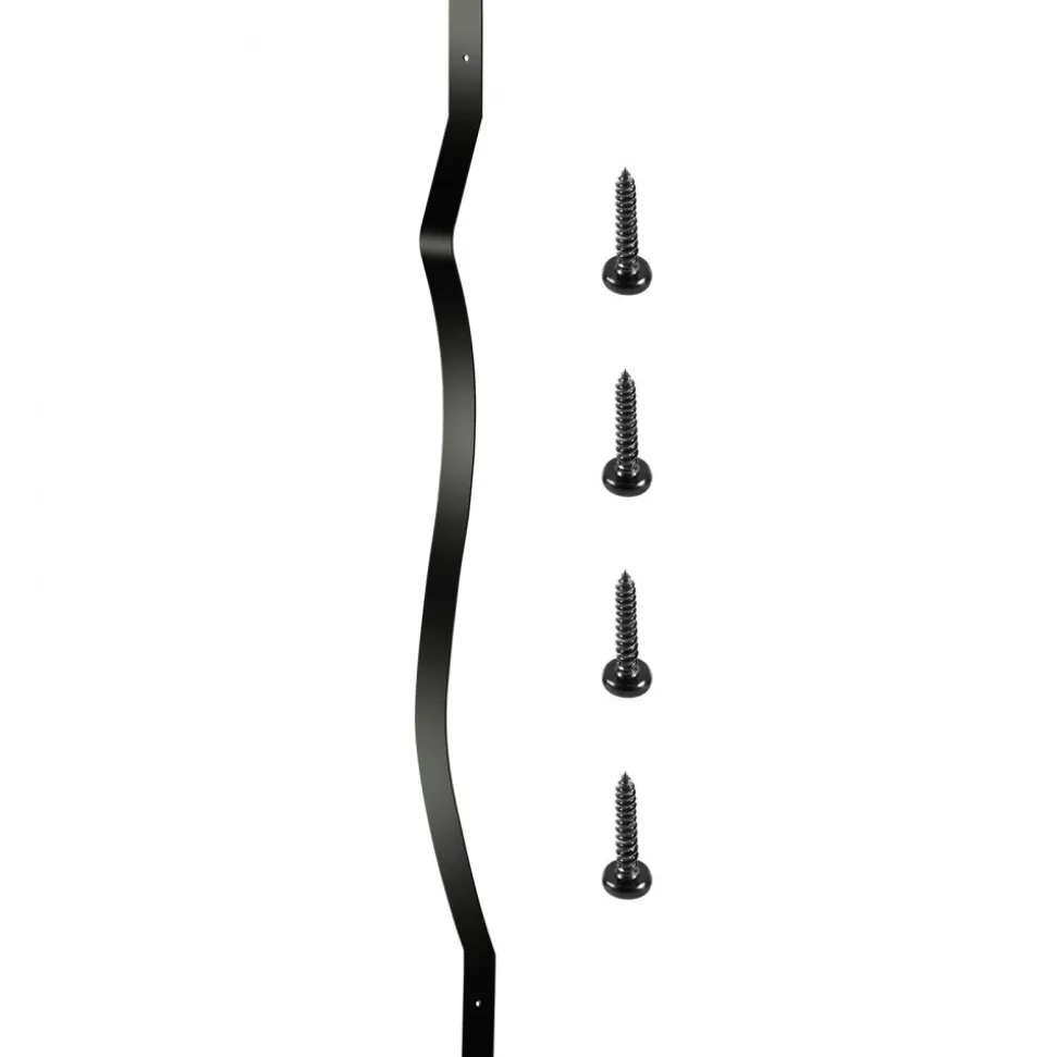 VEVOR Deck Balusters, 51 Pack Metal Deck Spindles, 32.25"x1" Staircase Baluster with Screws, Iron Deck Railing for Wood and Composite Deck, Stylish Baluster for Outdoor Stair Deck Porch