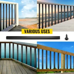 VEVOR Deck Balusters, 101 Pack Metal Deck Spindles, 32