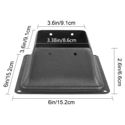 VEVOR Deck Post Base 5 PCS Post Base Skirt 4x4