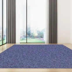 VEVOR Deep Blue Marine Carpet 6 ft x 29.5 ft Marine Carpeting Marine Grade Carpet for Boats with Waterproof Back Outdoor Rug for Patio Porch Deck Garage Outdoor Area Rug Runner Non-Slide Porch Rug