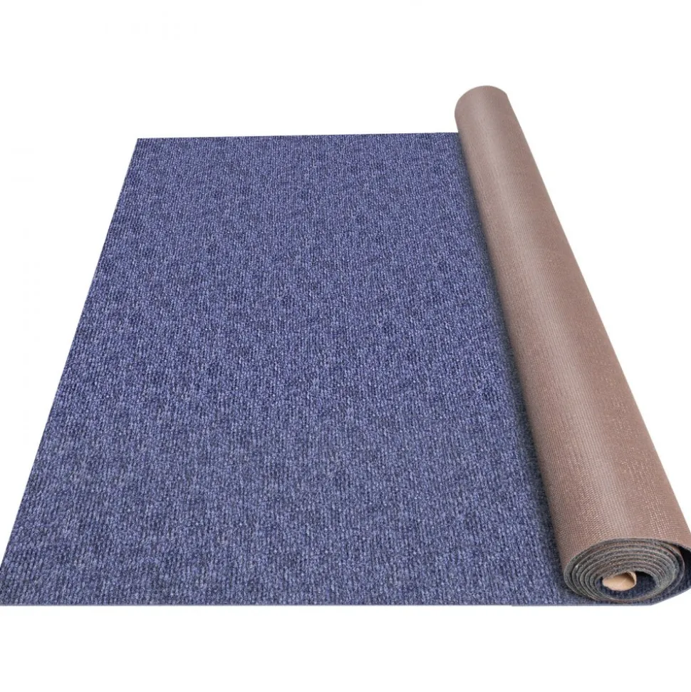 VEVOR Deep Blue Marine Carpet 6 ft x 29.5 ft Marine Carpeting Marine Grade Carpet for Boats with Waterproof Back Outdoor Rug for Patio Porch Deck Garage Outdoor Area Rug Runner Non-Slide Porch Rug