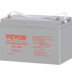 VEVOR Deep Cycle Battery, 12V 100 AH, AGM Marine Rechargeable Battery, High Self-Discharge Rate 800A Current, for RV Solar Marine Off-Grid Applications UPS Backup Power System