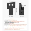 VEVOR Deer Blind Brackets, Outdoor 3.6x3.6 Platform Bracket, Fit 3.5x3.5 In / 88.9x88.9 mm Lumber, 2204lbs/1000kg Capacity Steel Elevator Brackets for Deer Stand, Hunting Blinds, Shooting Shack, 8 Pcs