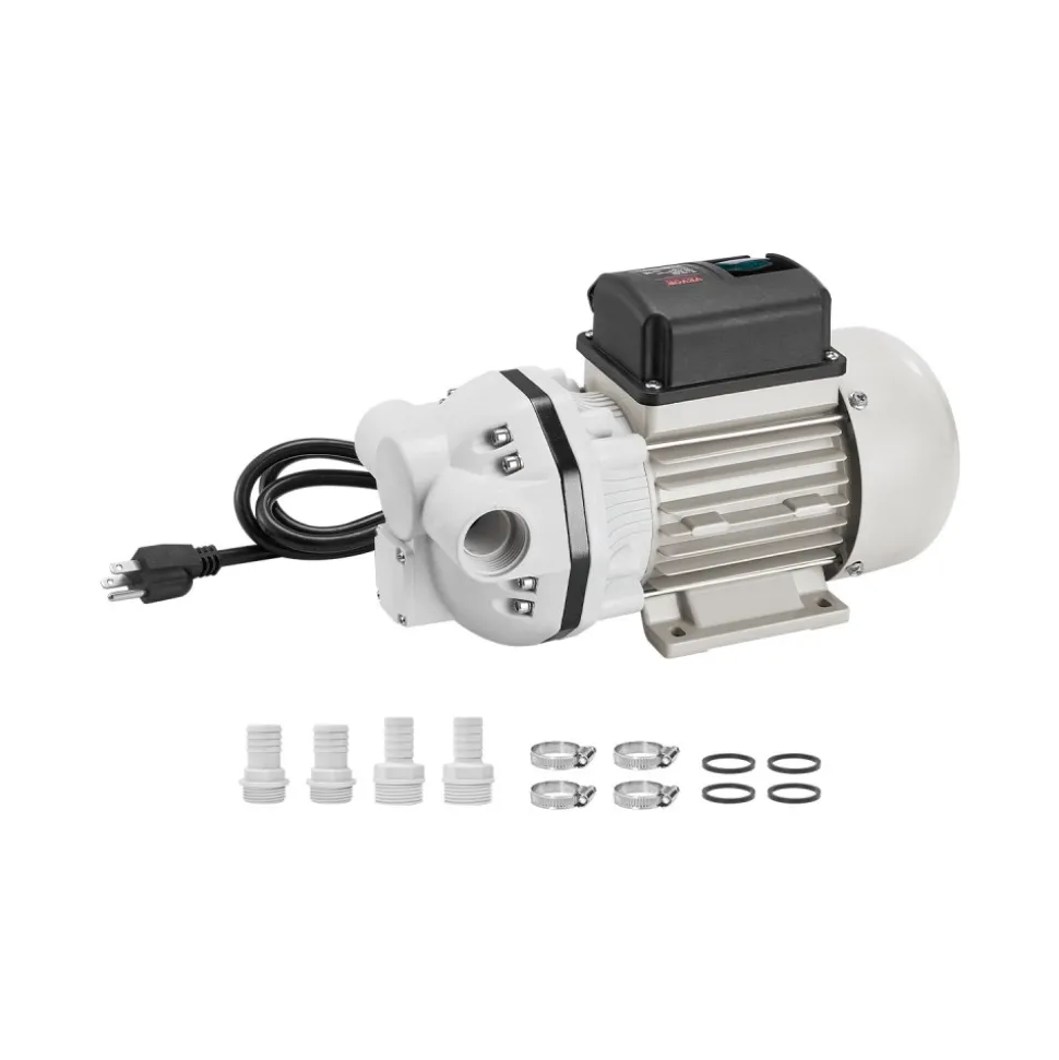 VEVOR DEF Transfer Pump, 10.5 GPM, Diaphragm Irrigation Self Priming Electric Water Pump for Diesel Exhaust Fluid Automotive Urea Oil, 110V, 375W, 26.25 ft Lift, for Liquid Transportation Refueling