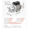 VEVOR DEF Transfer Pump, 8 GPM, Diaphragm Irrigation Self Priming Electric Water Pump for Diesel Exhaust Fluid Automotive Urea Oil, 110V, 220W, 26.25 ft Lift, for Liquid Transportation Refueling
