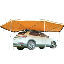 VEVOR 270 Degree Awning, 133 sq.ft Passenger Side Vehicle Awning, Waterproof UV50+ Car Side Awnings with Carry Bag, All-Weather Free-Standing Overland Awnings Car Shelter for SUV Van Truck Camping