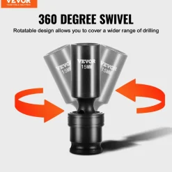 VEVOR 360 Degree Swivel Impact Socket Set, 3/8