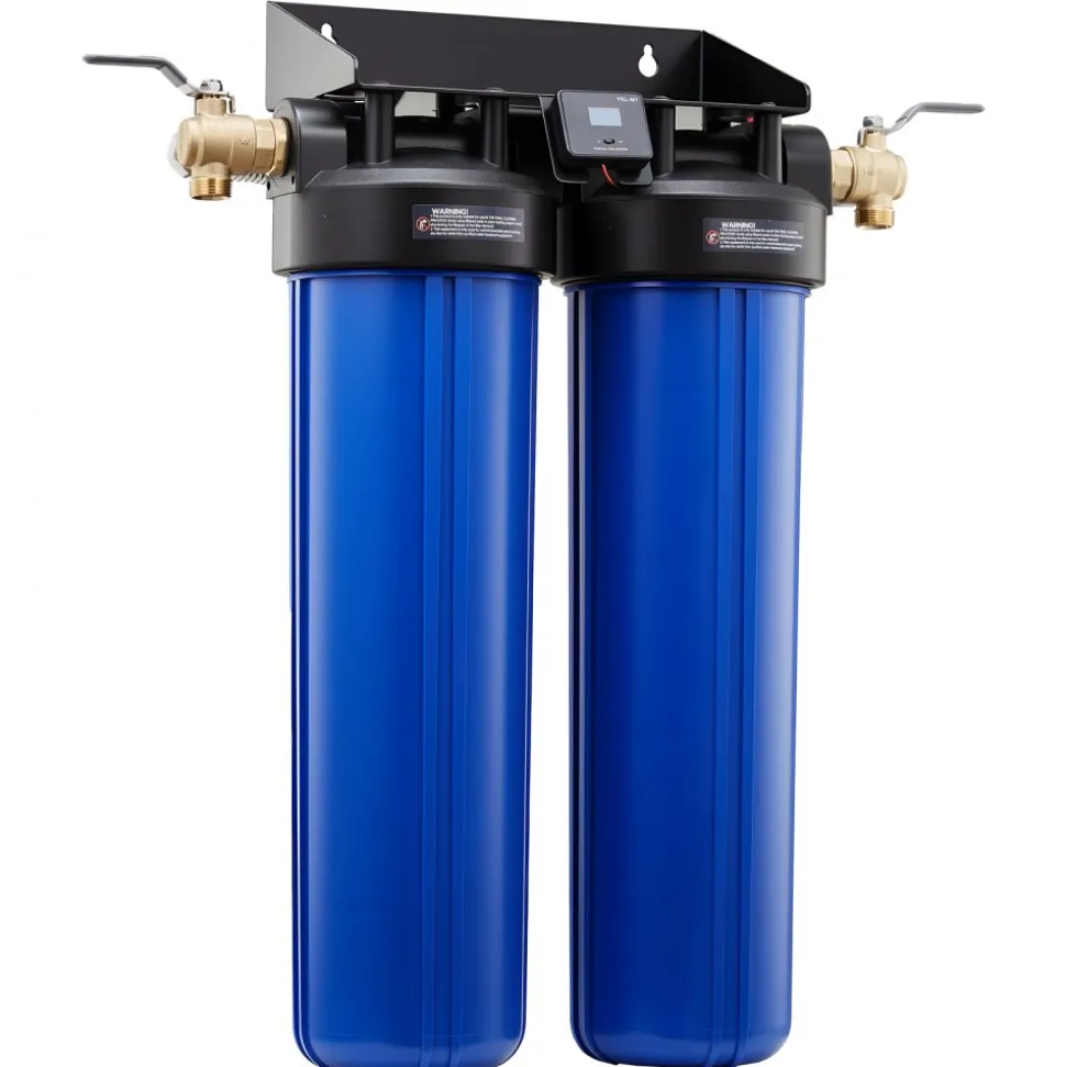 VEVOR Deionized Water System for Car Wash, Spotless Car Wash Water System with 2 x 4L DI Resin, Bypass Valve & TDS Meter, Spot-Free Deionized Water Filter for Cars RVs Motorcycles Windows