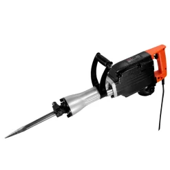 VEVOR Demolition Jack Hammer, 1350 BPM Concrete Breaker 6pcs Chisels Bit Chipping with Case, 2200W Electric Jackhammer Heavy Duty, Black