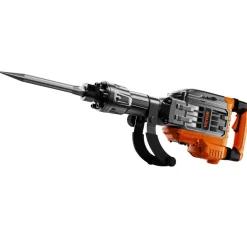 VEVOR Demolition Jack Hammer, 3500W Jack Hammer Concrete Breaker, 2pcs Chisel with Gloves & 360°C Swiveling Front Handle for Trenching, 1900 BPM Heavy Duty Electric Jack Hammer, Black