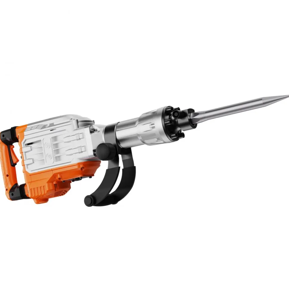 VEVOR Demolition Jack Hammer, 3500W Jack Hammer Concrete Breaker, 1900 BPM Heavy Duty Electric Jack Hammer, 2pcs Chisel with Gloves & 360° Swiveling Front Handle for Trenching and Breaking Holes
