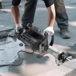 VEVOR Demolition Jack Hammer, 3000 W Powerful Electric Jackhammer, 1700 BPM Concrete Breaker with a Point Chisel, Carrying Case, Gloves, Goggles, for Concrete, Wall, Brick, Tile and Foundation