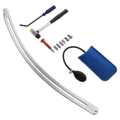 VEVOR Dent Puller Kit, Paintless Car Dent Removal Tool, Auto Fender Damage Repair Puller Lifter with Curved Rod, Crowbar, Rubber Hammer, Airbag, Detachable & Repair Pens, Replacement Heads Tools Kit