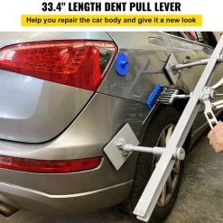 VEVOR Dent Pull Lever Bar Kit Fit for Both Aluminum and Steel Dent Pulling (33INCH/850MM)