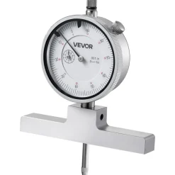 VEVOR Depth Gauge, Depth Micrometer 0-22 inch Measuring Range, 0.001