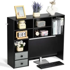 VEVOR Desktop Bookshelf, 3-Tier Desktop Storage Organizer, 37
