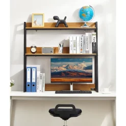 VEVOR Desktop Bookshelf, 2-Tier Desktop Storage Organizer, 37.4