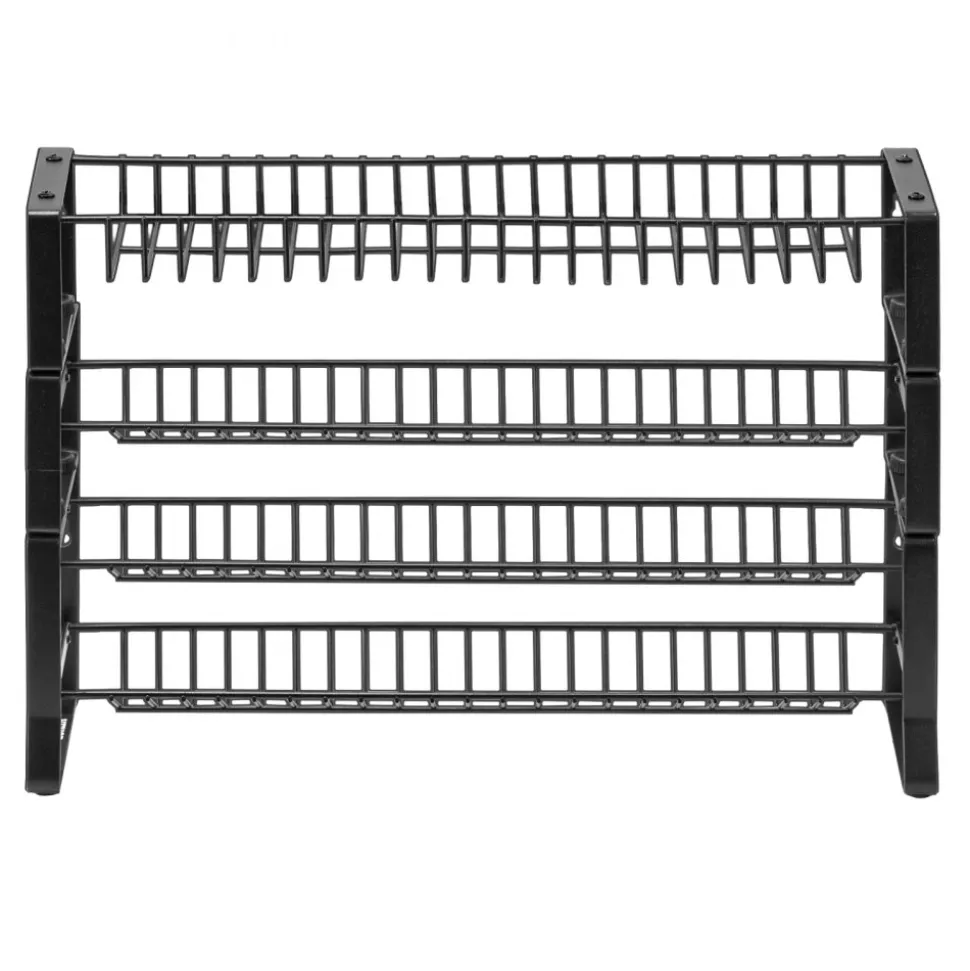 VEVOR Detachable Spice Rack Organizer for Cabinet, 4 Tie Stackable Seasoning Organizer, Spice Jars Kitchen Storage for Countertop Kitchen Pantry Cupboard, 15.8x10.7 in