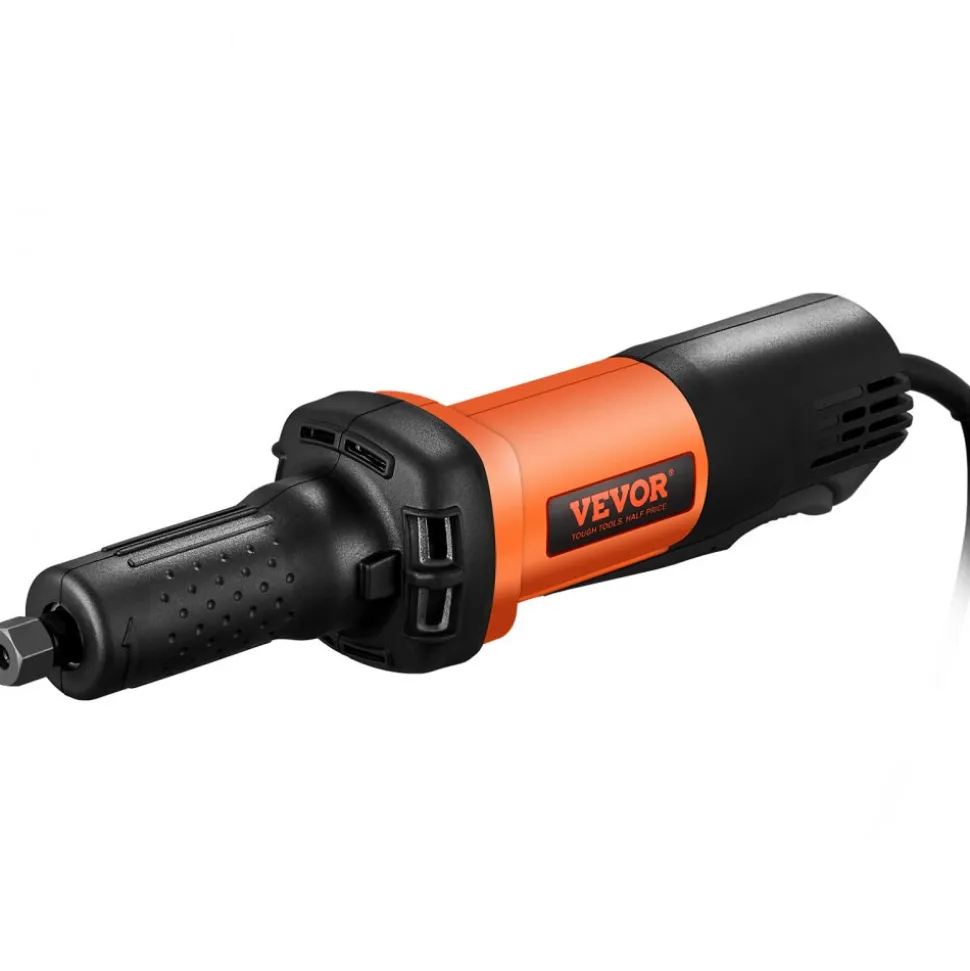 VEVOR Die Grinder, 1/4" Collet Variable Speed (10000-28000RPM), Heavy Duty Electric, Ergonomic Grip for Rust Removal, Grinding, Cutting, Polishing, Welding Repair, Deburring, with 1/4" & 1/8" Collets
