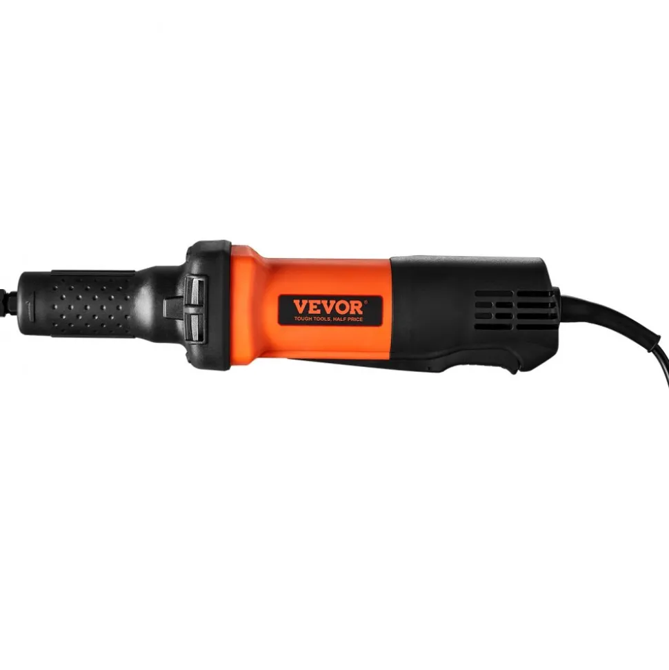 VEVOR Die Grinder, 1/4" Collet Variable Speed (10000-28000RPM), Heavy Duty Electric, Ergonomic Grip for Rust Removal, Grinding, Cutting, Polishing, Welding Repair, Deburring, with 1/4" & 1/8" Collets