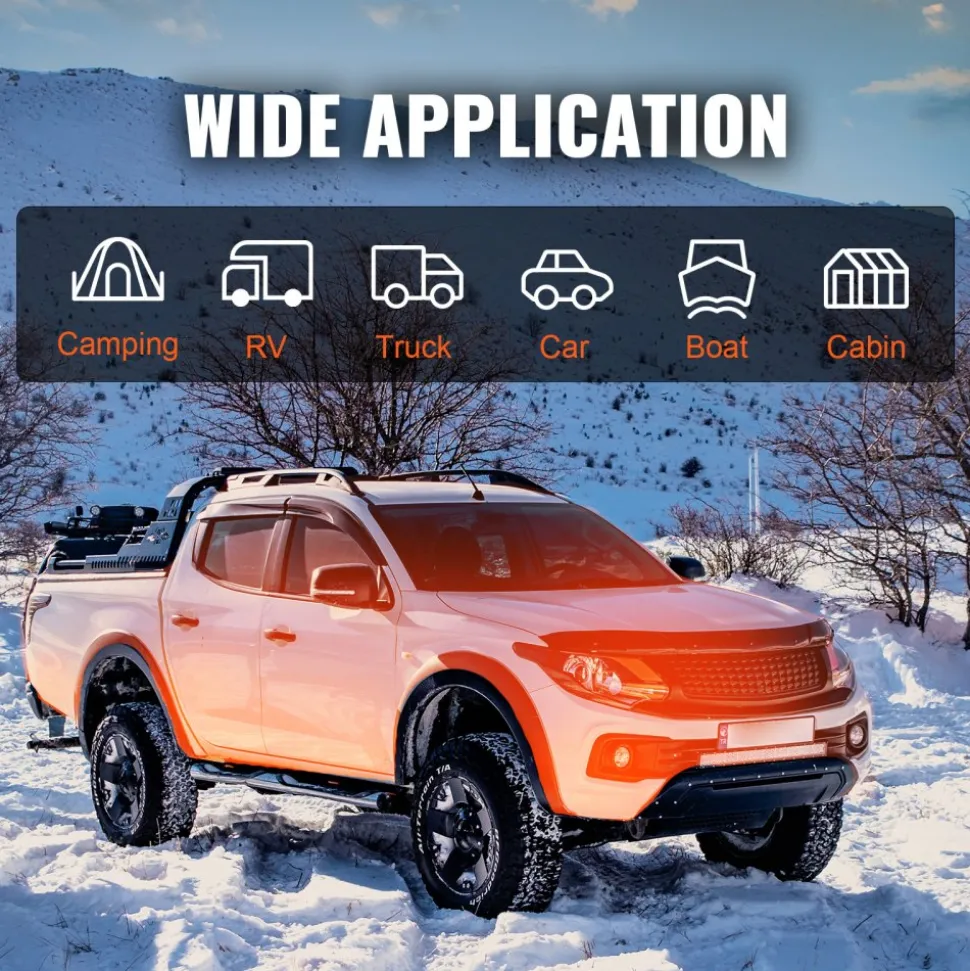 VEVOR Diesel Air Heater All-in-one 12V 5KW LCD Remote Control for Car RV