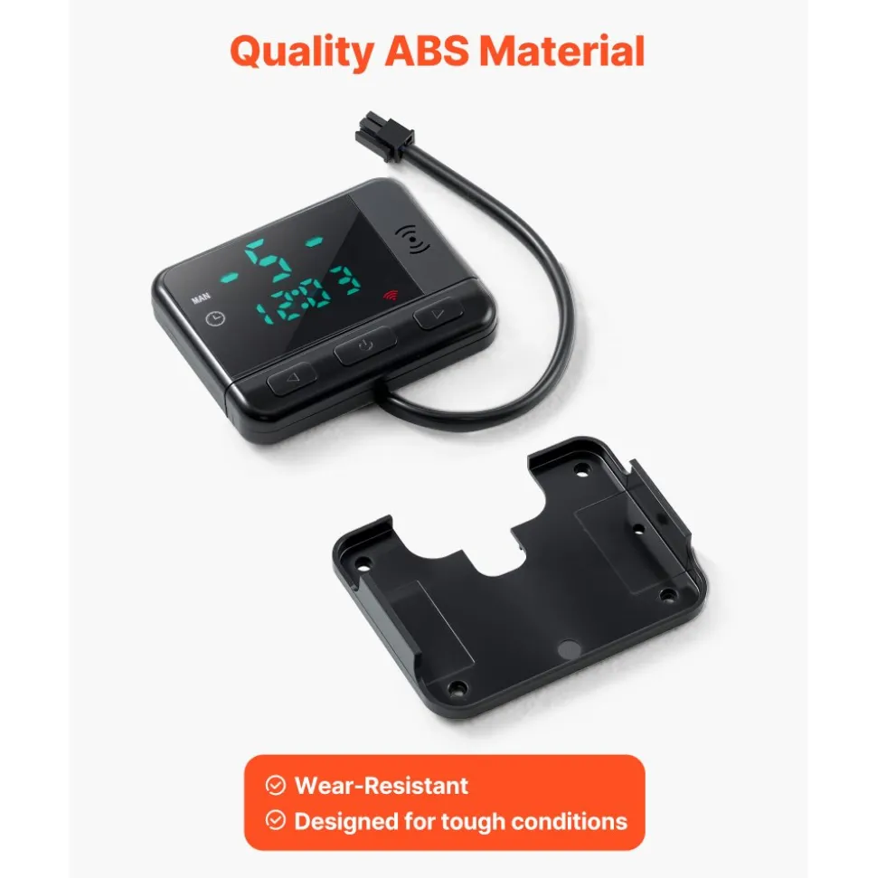 VEVOR Diesel Air Heater Controller, DC5V Universal Diesel Air Heater Controller Thermostat Switch, Parking Heaters Controllers with LCD Display and Remote Control, Fits for 2KW/5KW/8KW Diesels Heaters