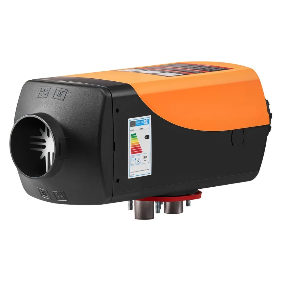 VEVOR Diesel Air Heater, 8 kW DC12-24V, Fast Heating Diesel Parking Heater with Remote Control and Color Digital Display, 10L Fuel Tank, Low Noise, Voice Announcement, for RV, Truck, Boat and Trailer