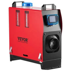 VEVOR Diesel Air Heater, 8 kW DC12-24V, Fast Heating Diesel Parking Heater with Remote Control and Blue LCD Switch, Low Noise, Pre-Heating Function, for RV, Truck, Camper, Van, Boat and Trailer