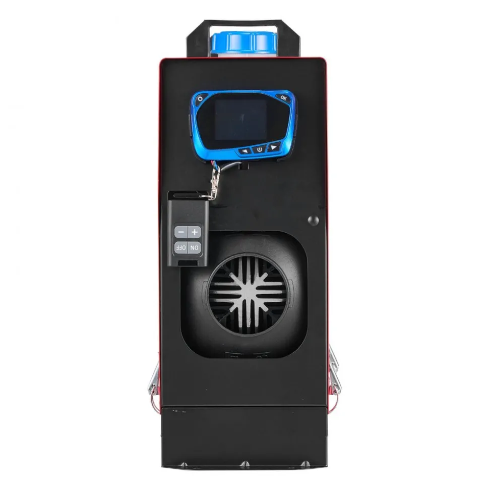 VEVOR Diesel Air Heater, 8 kW DC12-24V, Fast Heating Diesel Parking Heater with Remote Control and Blue LCD Switch, Low Noise, Pre-Heating Function, for RV, Truck, Camper, Van, Boat and Trailer