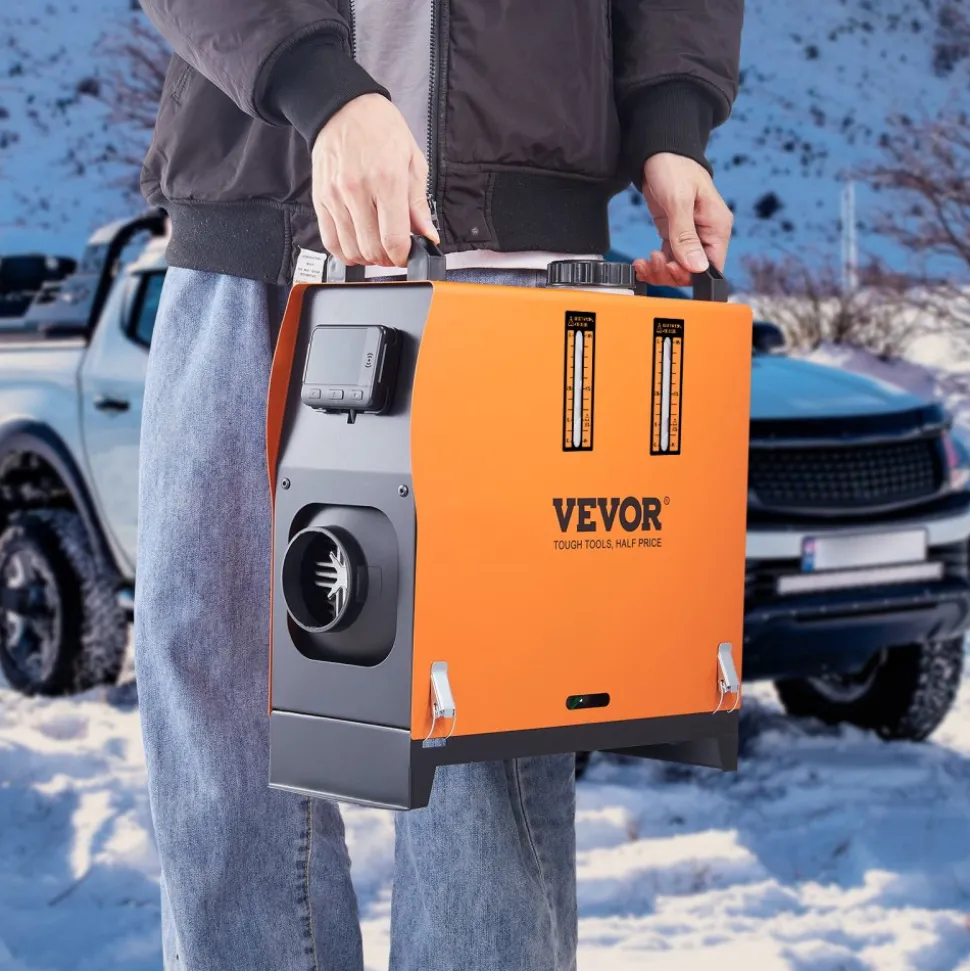 VEVOR Diesel Air Heater, 12V 5KW All-on-one Diesel Heater with Remote Control and LCD, 5L Fuel Tank Portable Diesel Parking Heater, Rapid Heating for RV Trailer Camper Van Boat