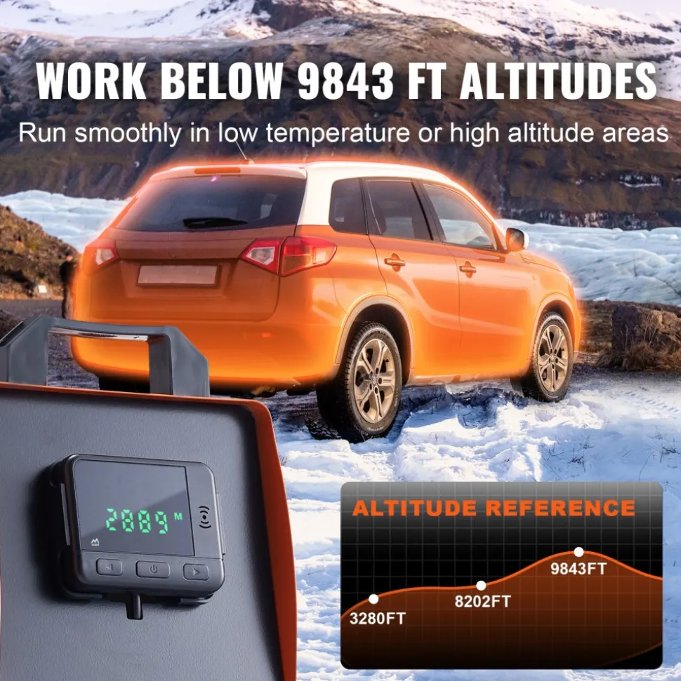 VEVOR Diesel Air Heater, 12V 5KW All-on-one Diesel Heater with Remote Control and LCD, 5L Fuel Tank Portable Diesel Parking Heater, Rapid Heating for RV Trailer Camper Van Boat