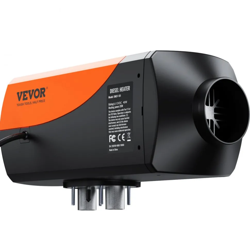 VEVOR Diesel Air Heater 12V 2KW Bluetooth App LCD Display for Car Bus RV