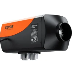 VEVOR Diesel Air Heater, 12V 2KW Diesel Heater with Remote Control and LCD Display, 10L Fuel Tank Diesel Parking Heater, Rapid Heating for RV Trailer Camper Van Boat