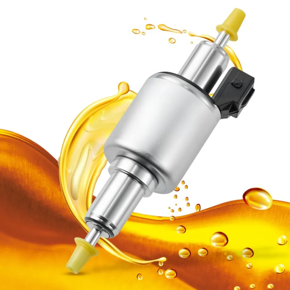 VEVOR Diesel Heater Fuel Pump, 12/24V DC Car Air Heater Diesel Fuel Dosing Pump, 22 to 32ML Air Diesels Parking Heaters Pumps Fits for 2KW 5KW 8KW Diesels Heaters, Quiet Design, Pulse Technology