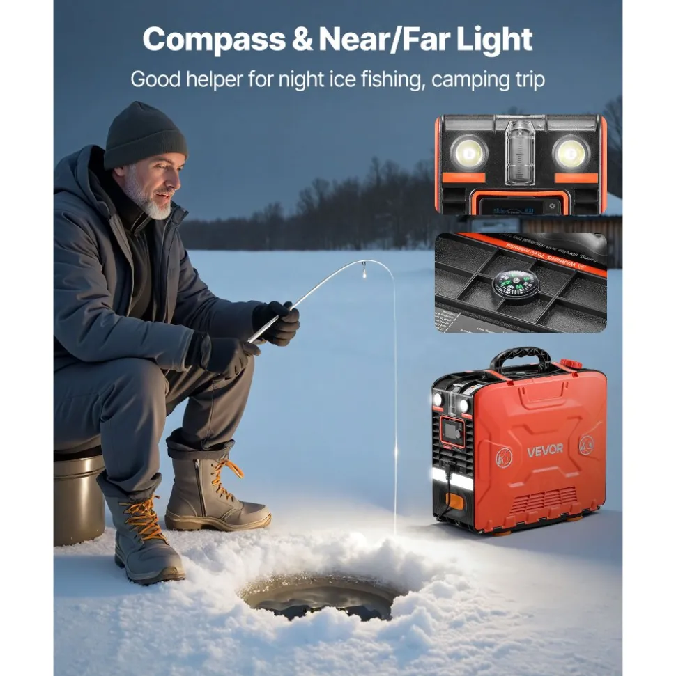VEVOR Diesel Heater, 8KW, DC 12V, All in One Portable Diesel Air Heater with Bluetooth APP Control, Remote Control and LCD Screen, 1.2 Gal Fuel Tank for Vehicles, Vans, RVs, Campers, and Garages