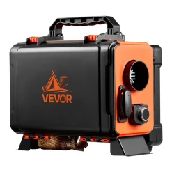 VEVOR Diesel Heater, 8KW, DC 12V/24V, All in One Portable Diesel Air Heater with Remote Control and LCD Screen, Fast Heating Low Noise, 1.2 Gal Fuel Tank for Trucks, Vans, RVs, Campers, and Garages
